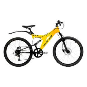 Bicicleta de Montaña Mercurio DS ZTX R24 Doble Suspensión Amarilla