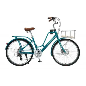 Bicicleta Urbana Green Plus City Bike R26 Disco Verde